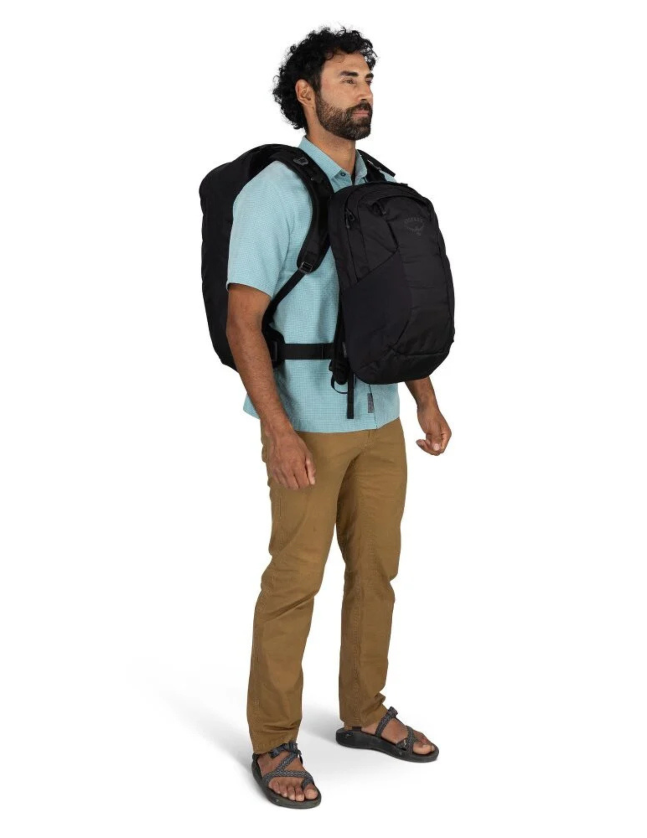 OSPREY Osprey Farpoint 55L (40+15) Men's Travel Backpack Antique Blue ,Backpacks, duffles and lifestyle suitcases