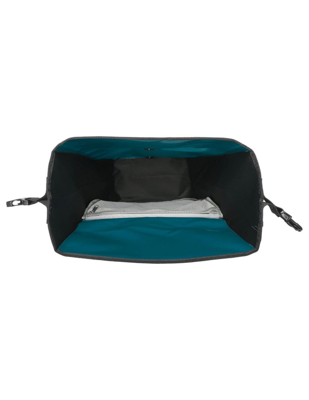 Sacoches Ortlieb Back Roller Classic Petrol/Black : idéales pour le vélotaf et la randonnée à vélo, vue intérieure, Nylon, couleur bleu