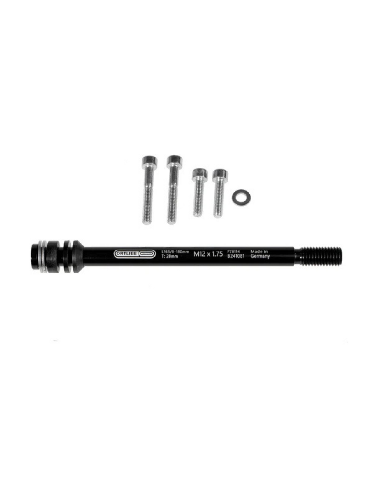 Thru Axle Adapter Ortlieb Thru Axle M6 Adapter 1.75 mm