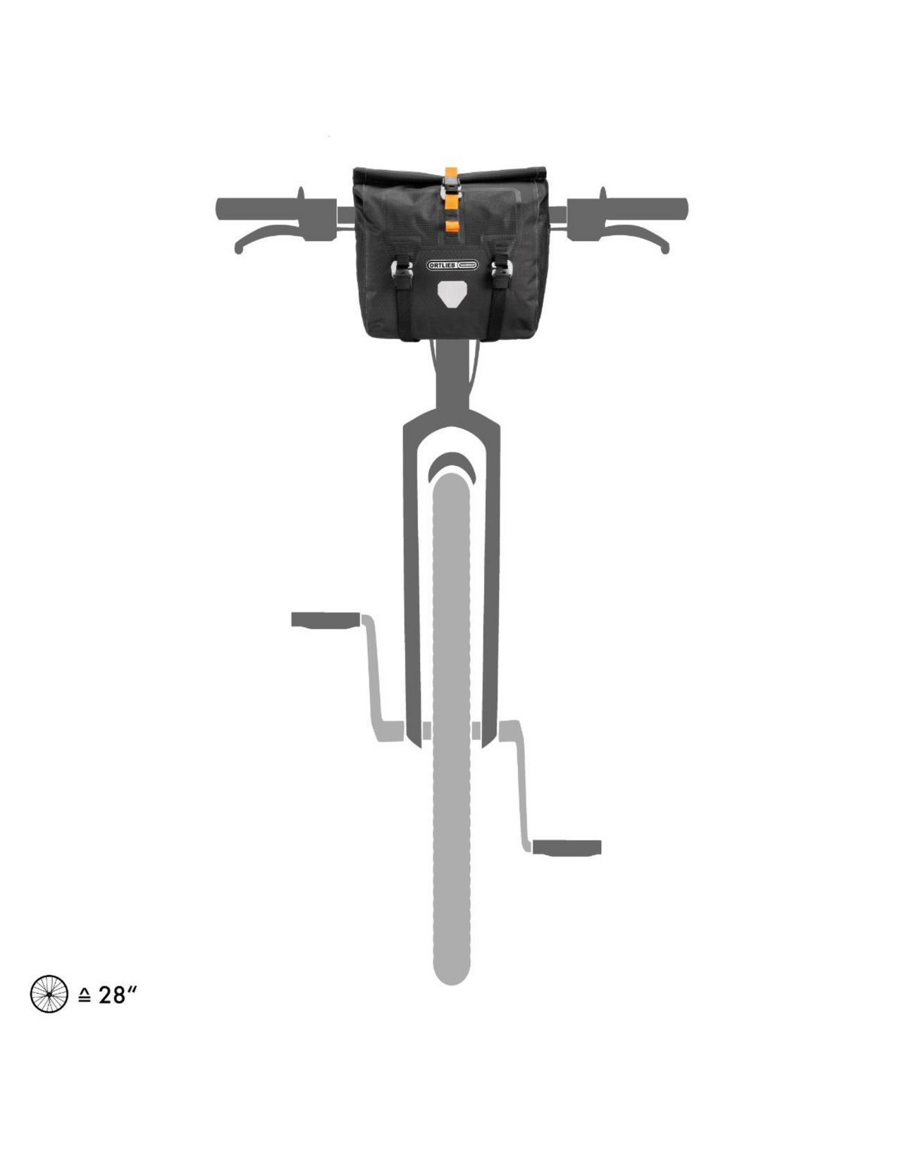 Ortlieb manubrio pack in 11 manubrio