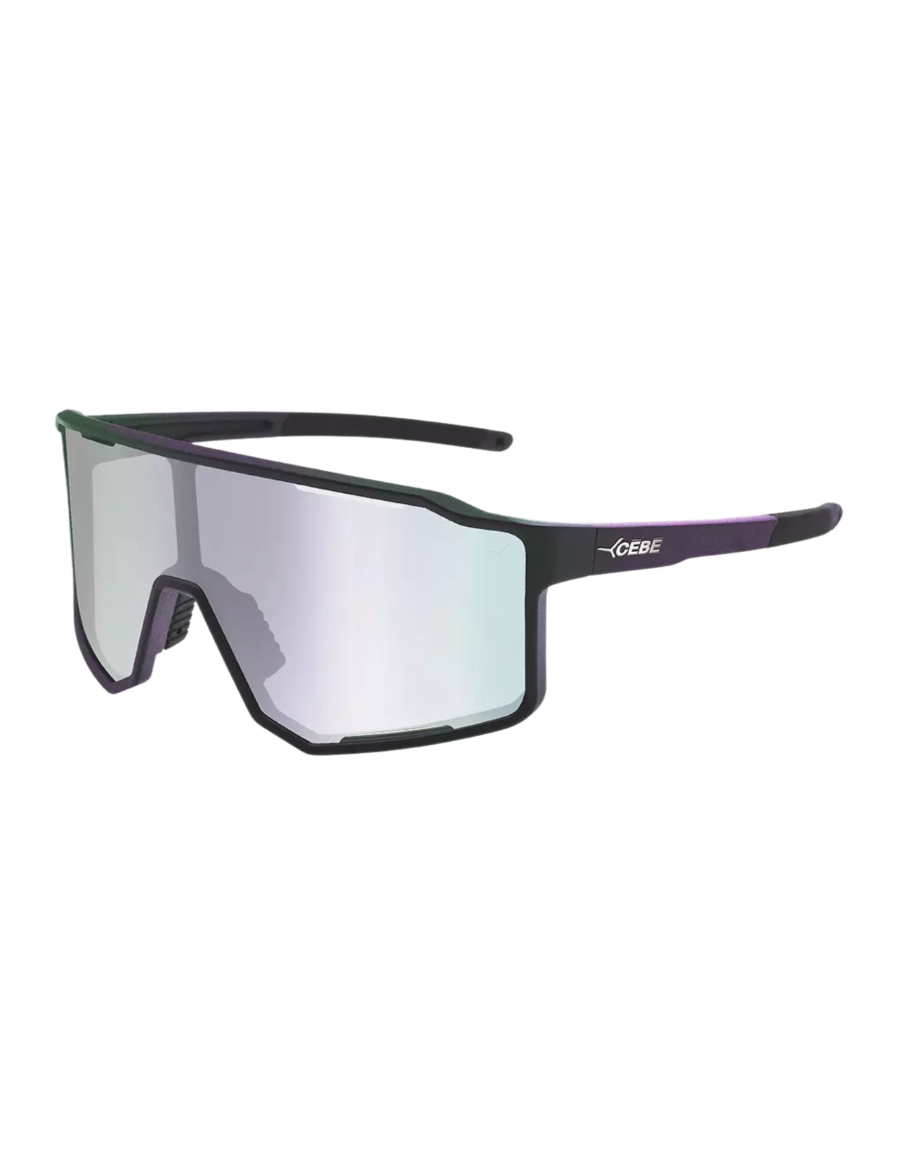 Cébé Outflow 2 Sonnenbrille Matt Black Cameleon - Vario Full Revo Purple Scheibe