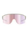 Lunettes de Soleil Cébé Outflow 2 Lite Matt Light Green - Écran Grey Full Revo Rose Pink
