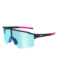 Lunettes de Soleil Cébé Outflow 2 Lite Matt Trans Blue/Black/Pink - Écran Vario Full Revo Ice Blue