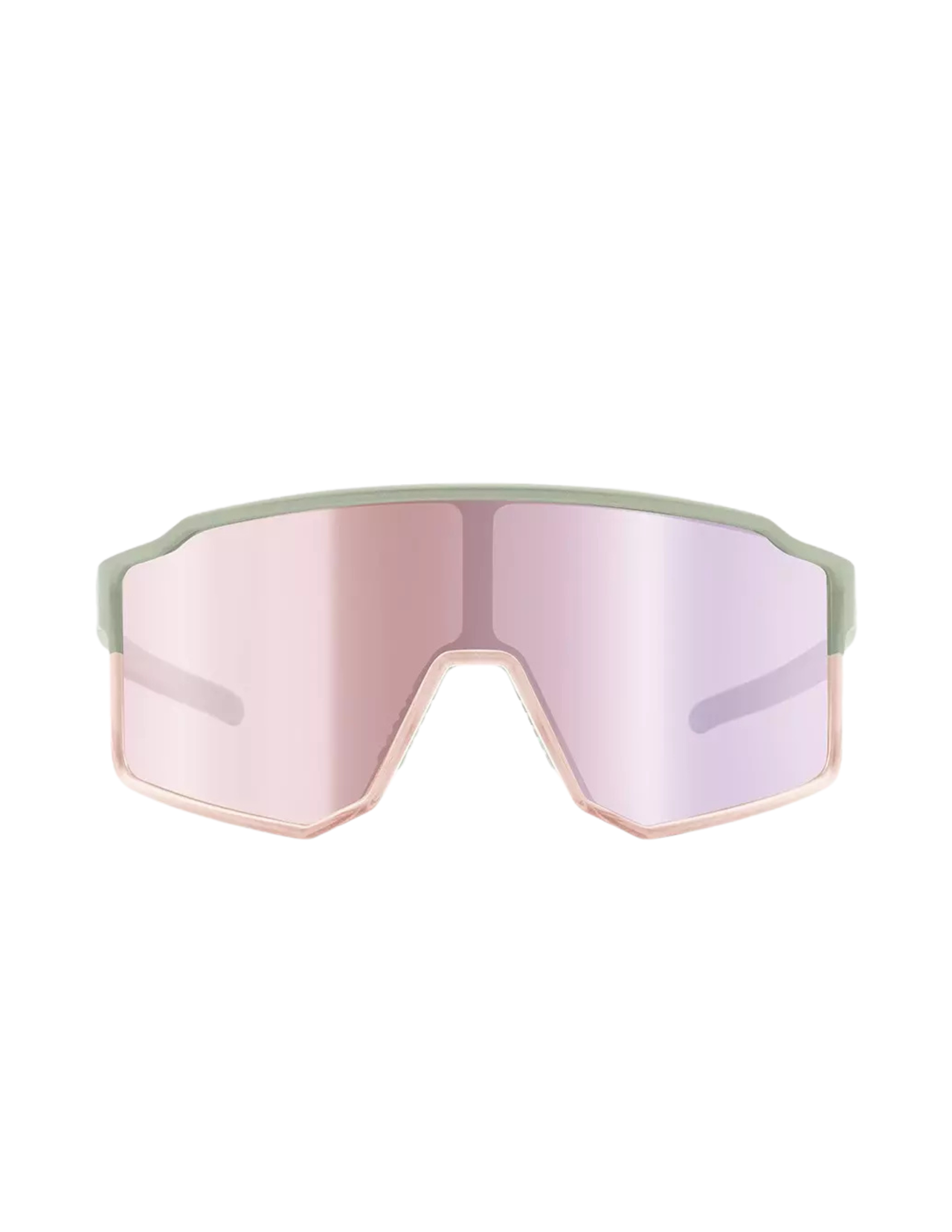 Occhiali da sole Cébé Outflow 2 S Junior verde chiaro opaco - grigio Full Revo Rose rosa schermo