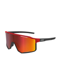 Lunettes de Soleil Cébé Outflow 2 S Junior Matt Black Red - Écran Grey Full Revo Fire Red