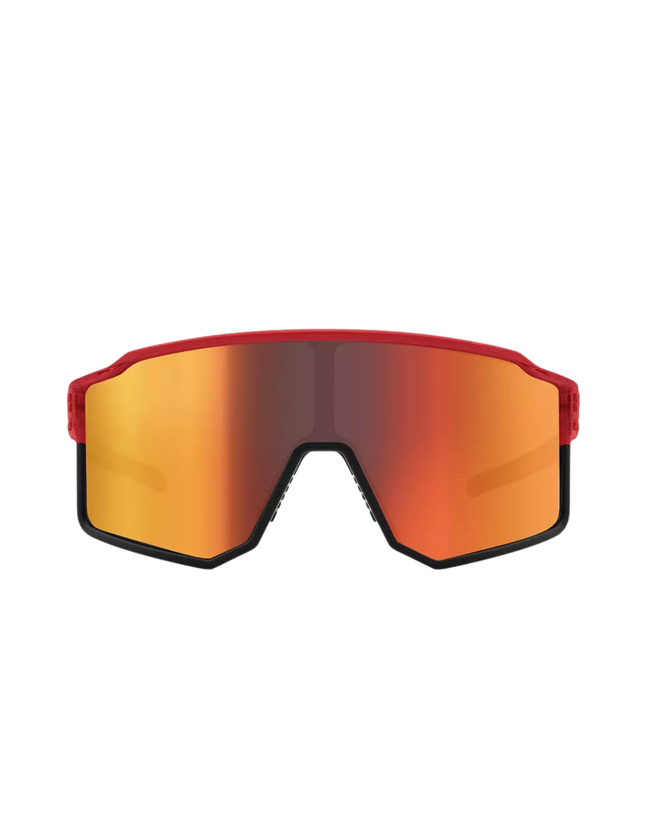 Lunettes de Soleil Cébé Outflow 2 S Junior Matt Black Red - Écran Grey Full Revo Fire Red