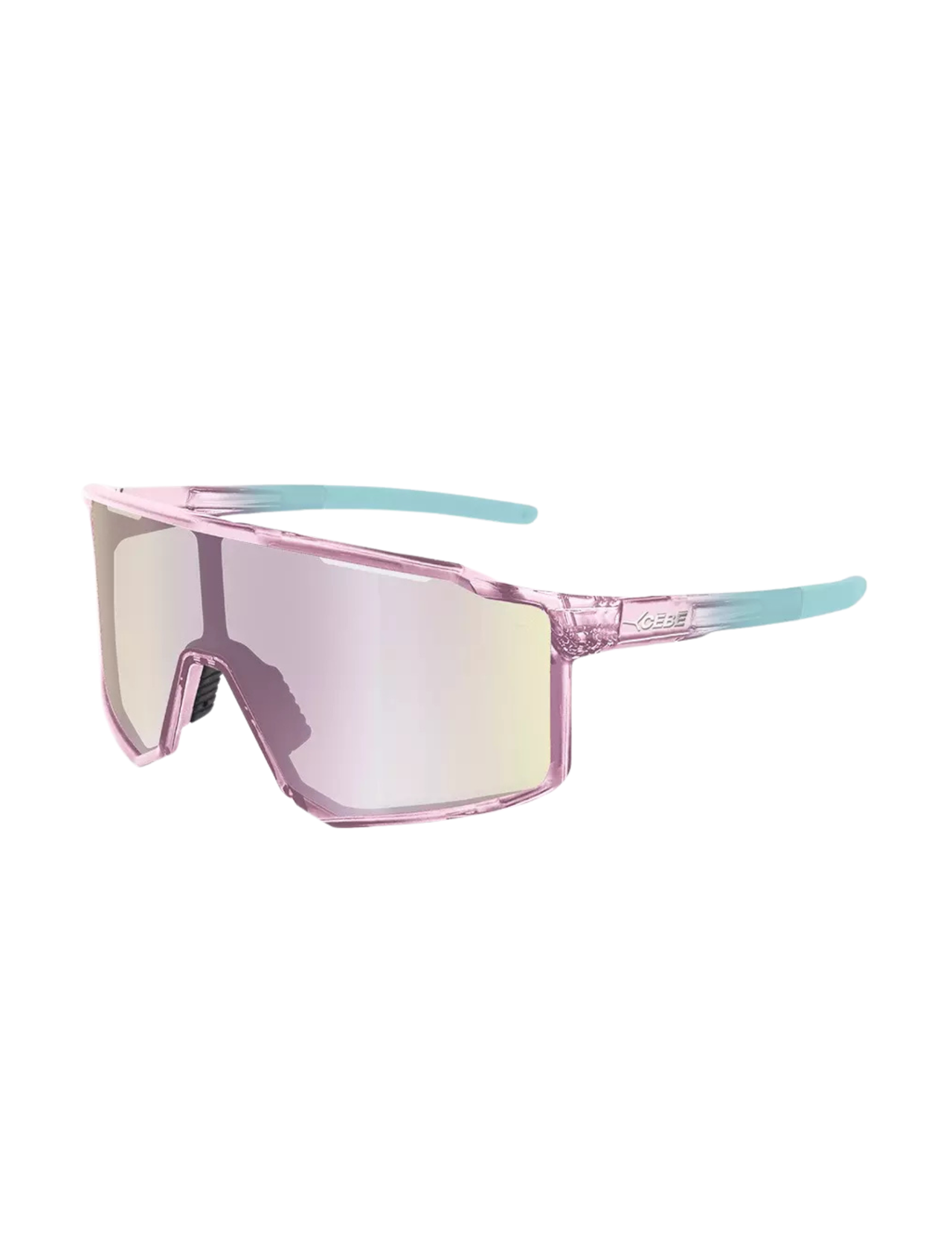 Cébé Sonnenbrille Outflow 2 S Junior Crystal Trans Lilac - Photochromatische Vario Full Revo Cherry Pink Scheibe