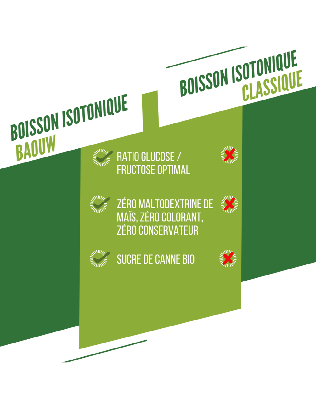 Boisson Isotonique Baouw sachet Citron/Fleur de sureau 45g
