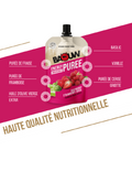 Baouw lampone/fragola/basilico 90 g purea baouw