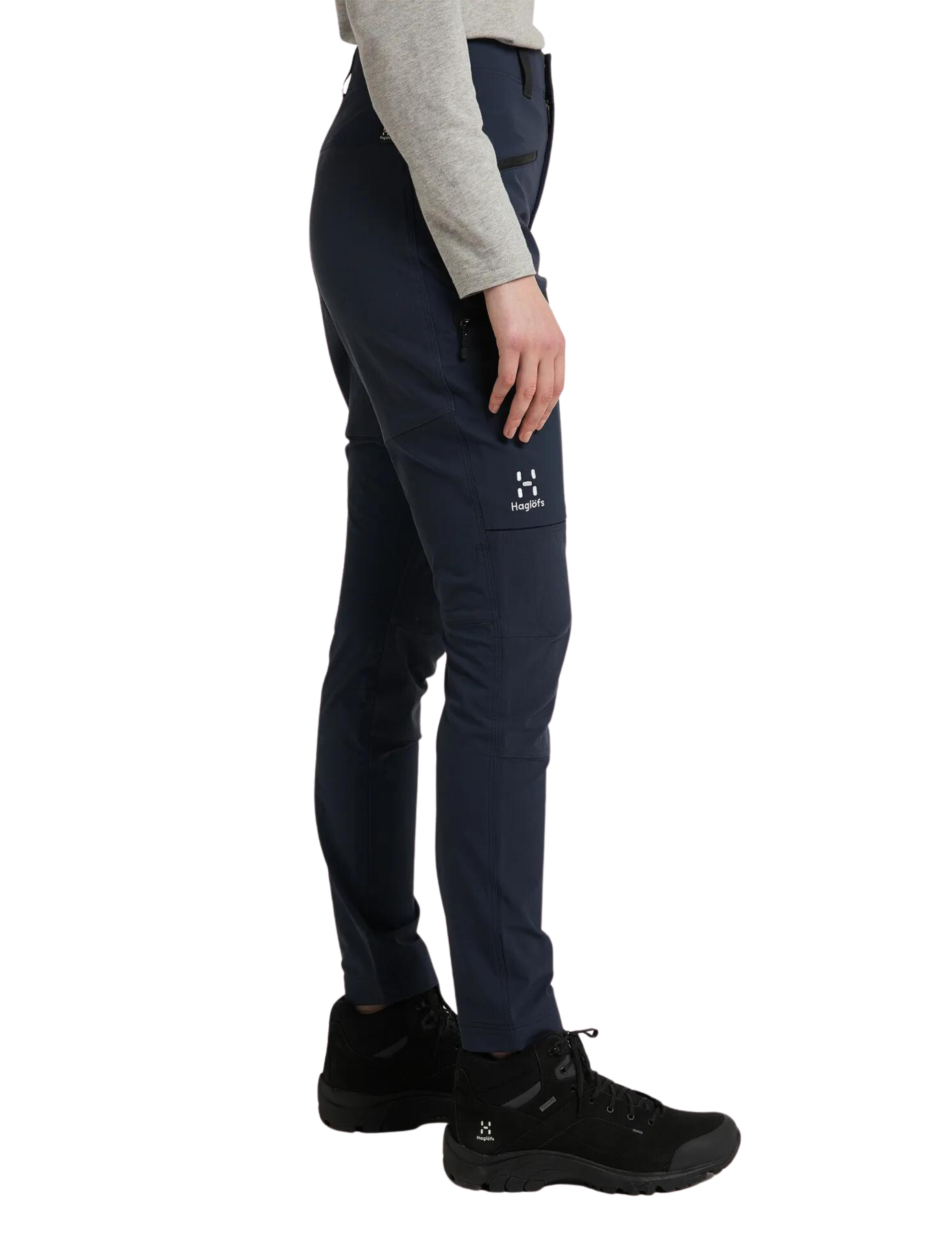 HAGL FS Pantalon de Rando Hagl fs Mid Slim Femme Bleu Marine