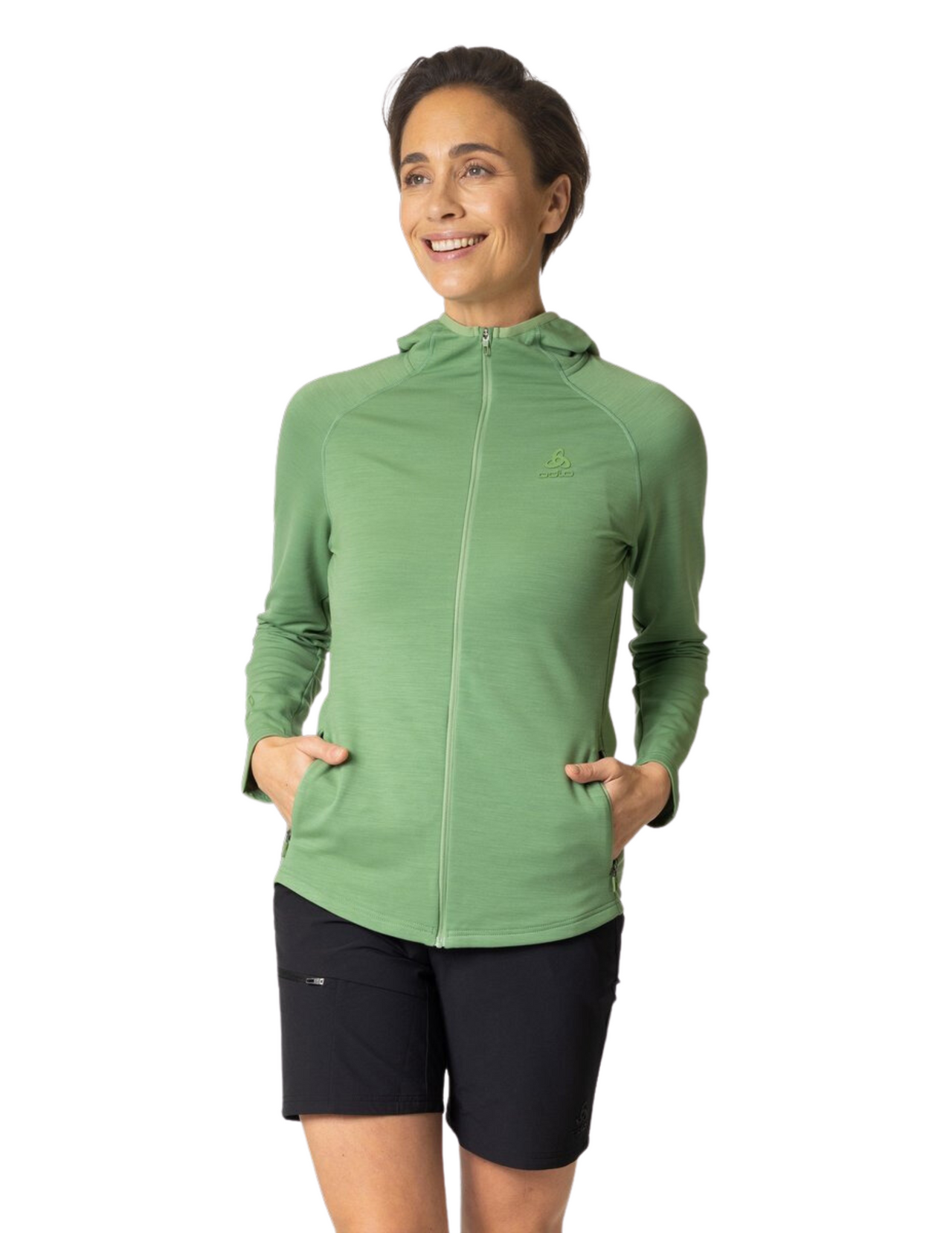 Polaire à Capuche Odlo Ascent Performance Wool 220 Femme