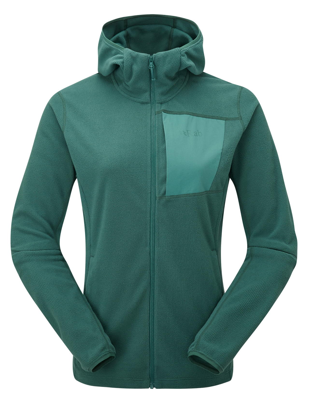 Full zip femmina Rab Tecton Hoodie