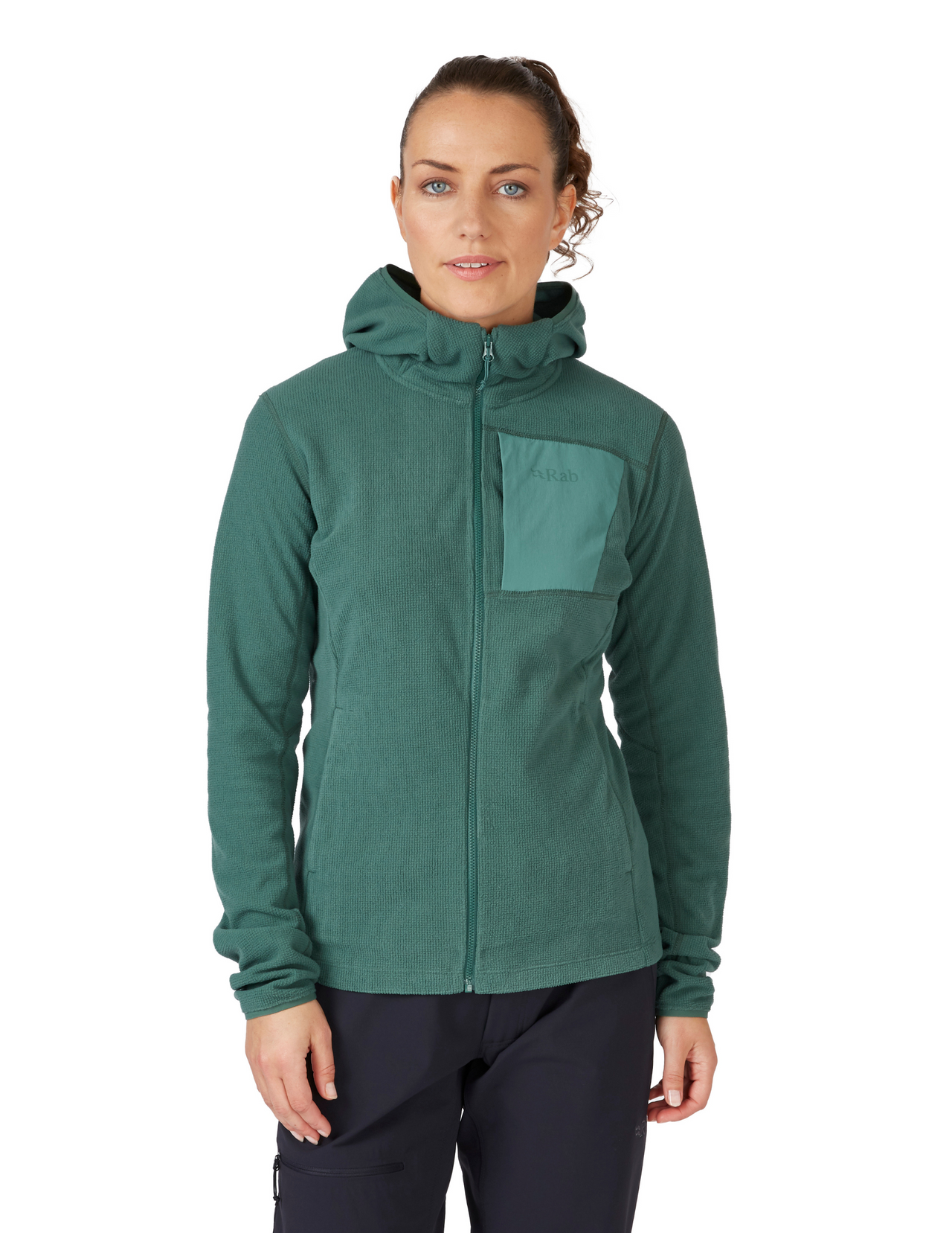 Full zip femmina Rab Tecton Hoodie