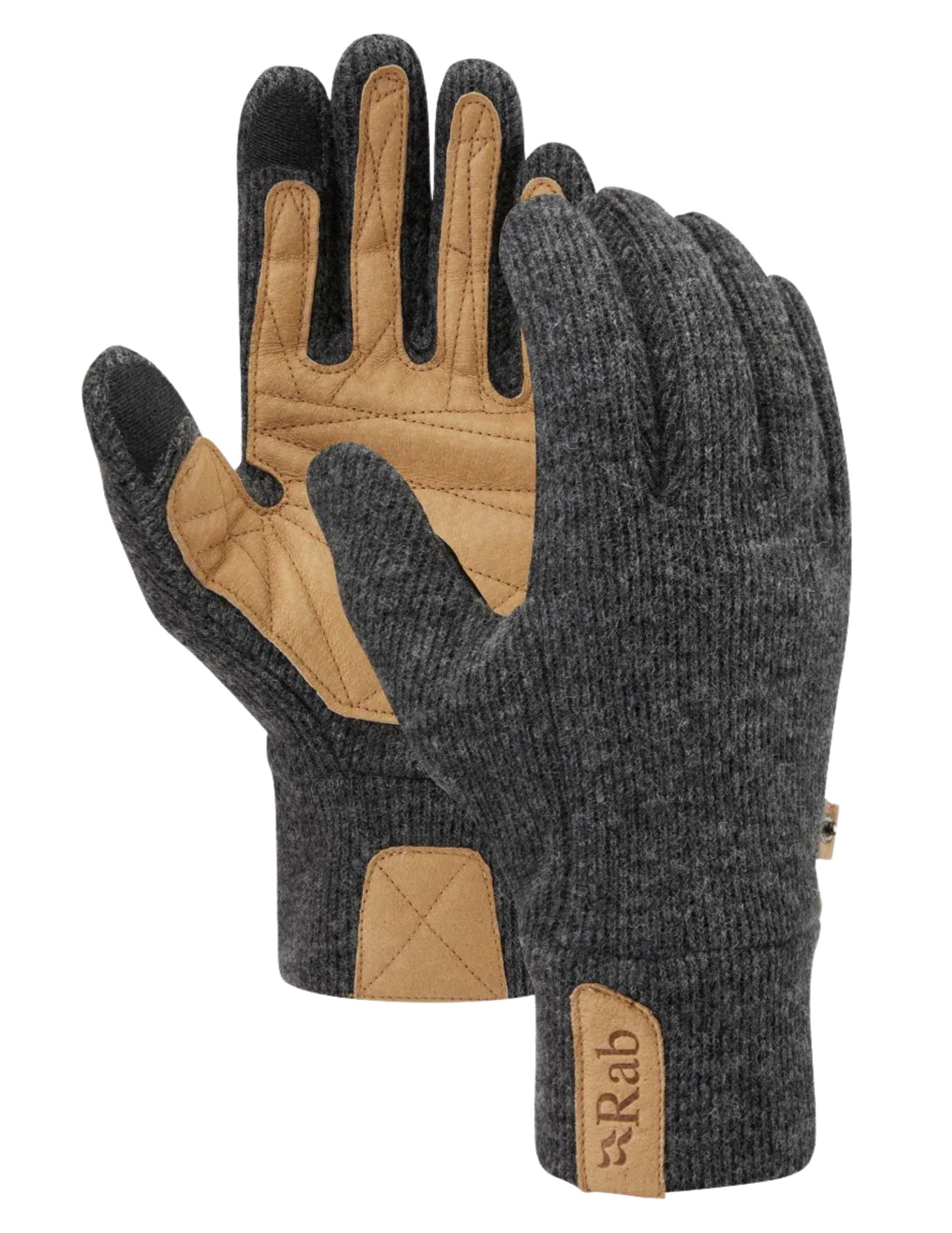 Guanti di rab sulla cresta