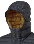 Doudoune Rab Microlight Alpine Homme Beluga, capuche