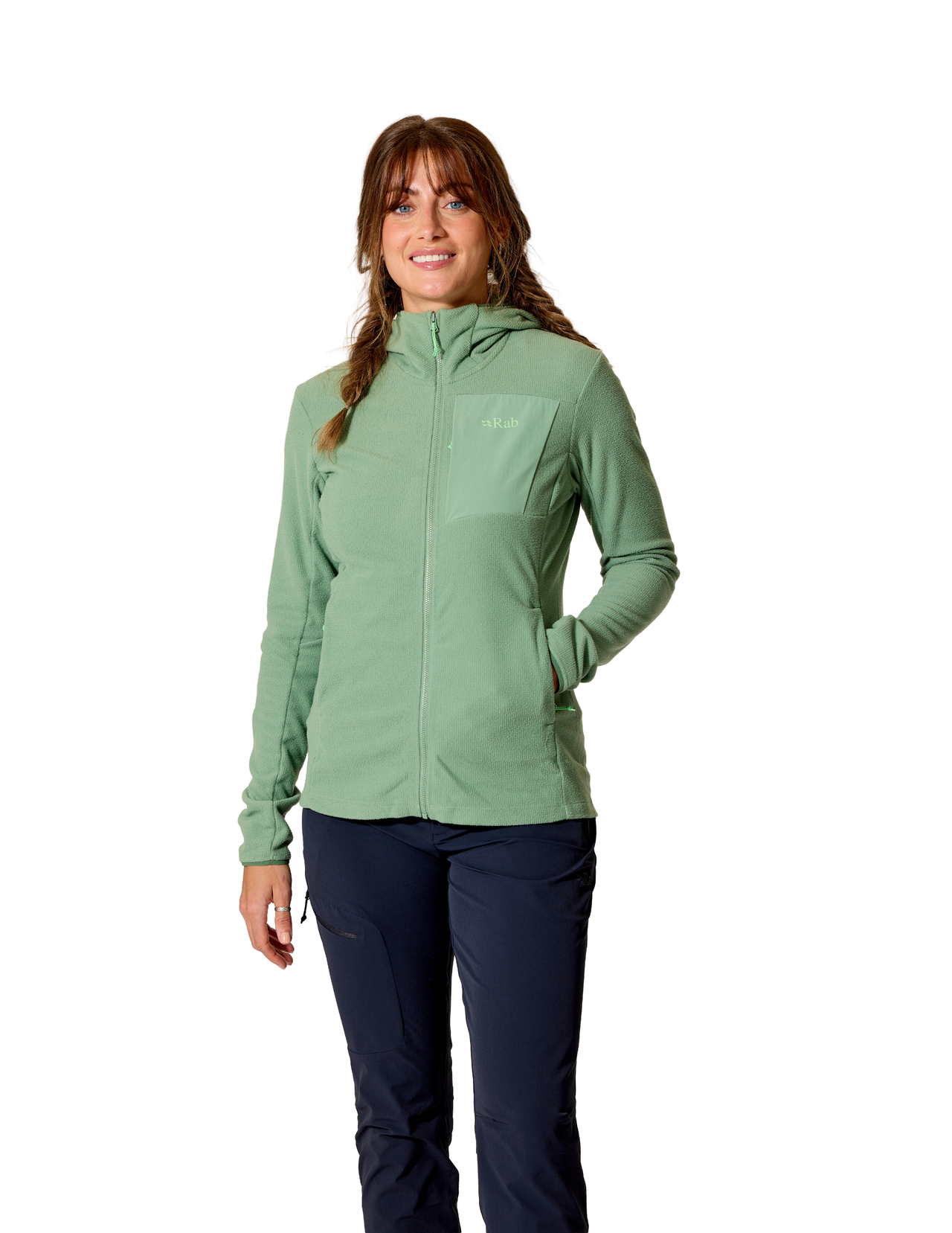 Rab Tecton Full Zip Damen-Kapuzenfleece