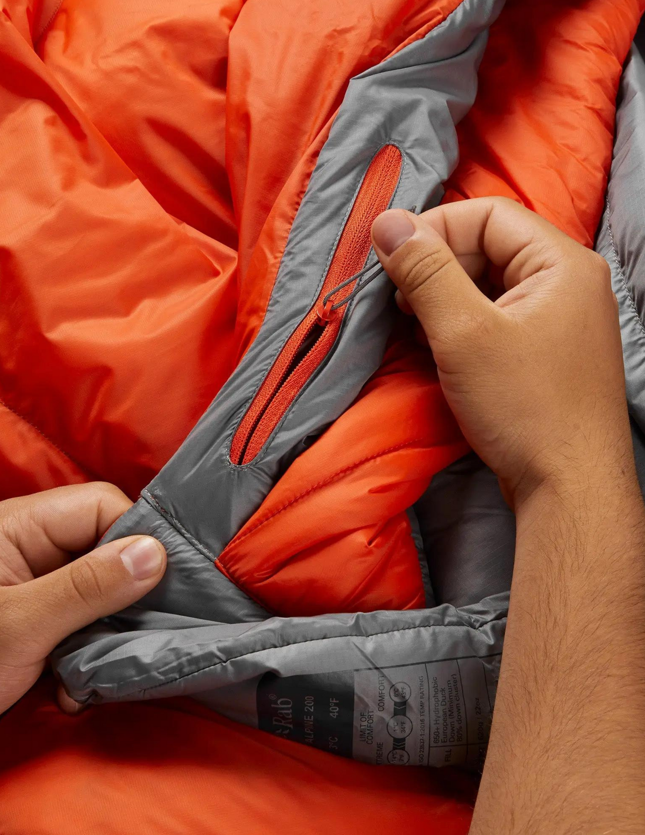 Sac de Couchage Rab Alpine 200 Regular Left