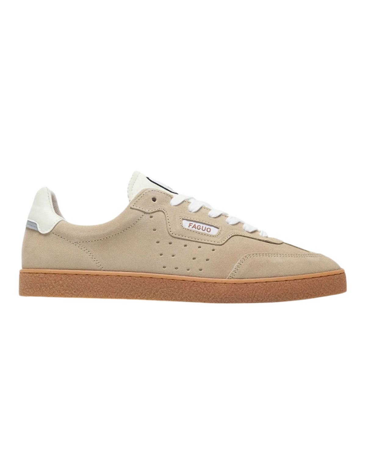 Baskets Faguo Lumbo Suede Homme SEA_vue 1