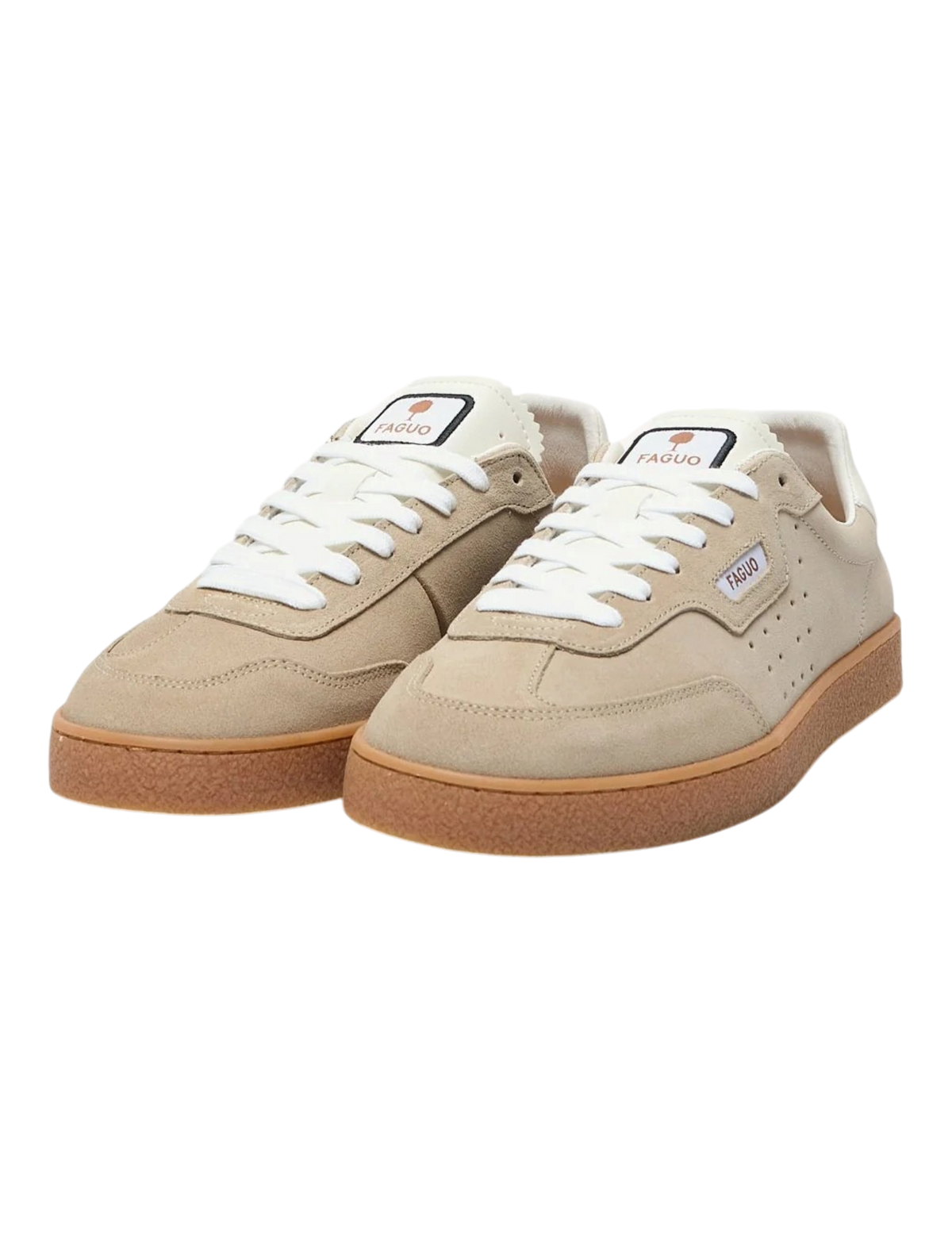 Baskets Faguo Lumbo Suede Homme SEA_vue 2