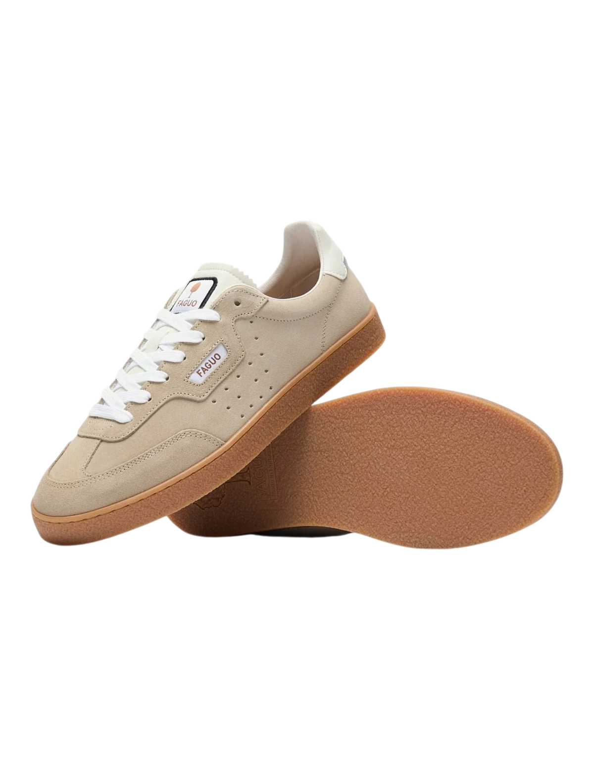 Baskets Faguo Lumbo Suede Homme SEA_vue 3