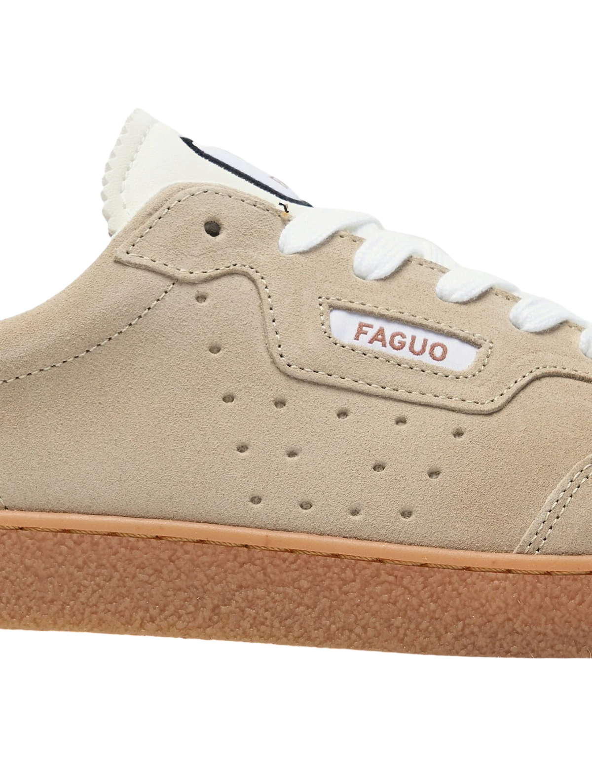 Baskets Faguo Lumbo Suede Homme SEA_vue 5