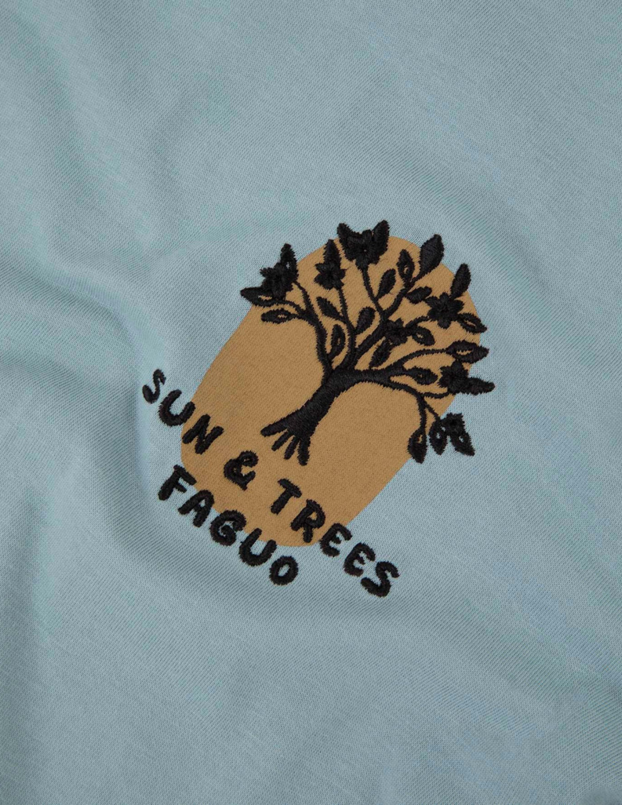 Faguo Arcy Sun&Trees Men's Short Sleeve T-Shirt