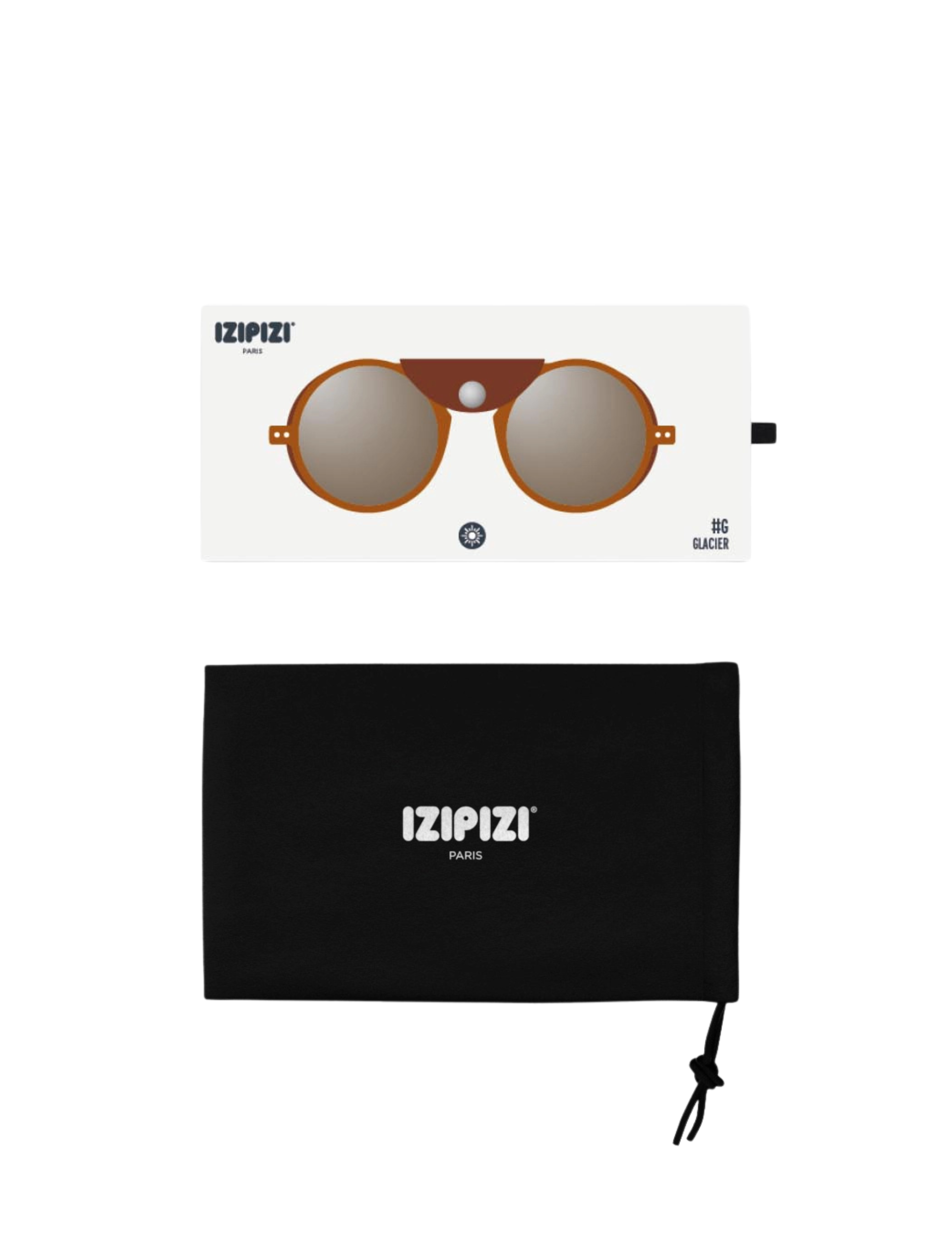 Lunettes de Soleil Izipizi Glacier #G Hazel Intense Light