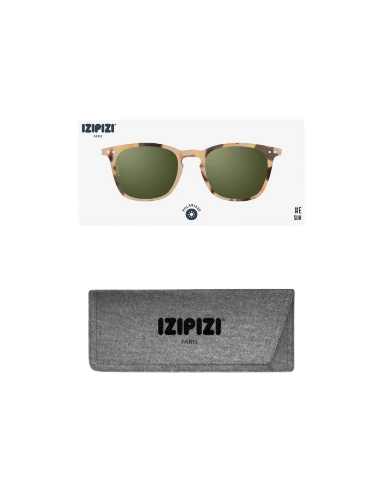 Lunettes de Soleil Izipizi Sun #E Light Tortoise Polarized