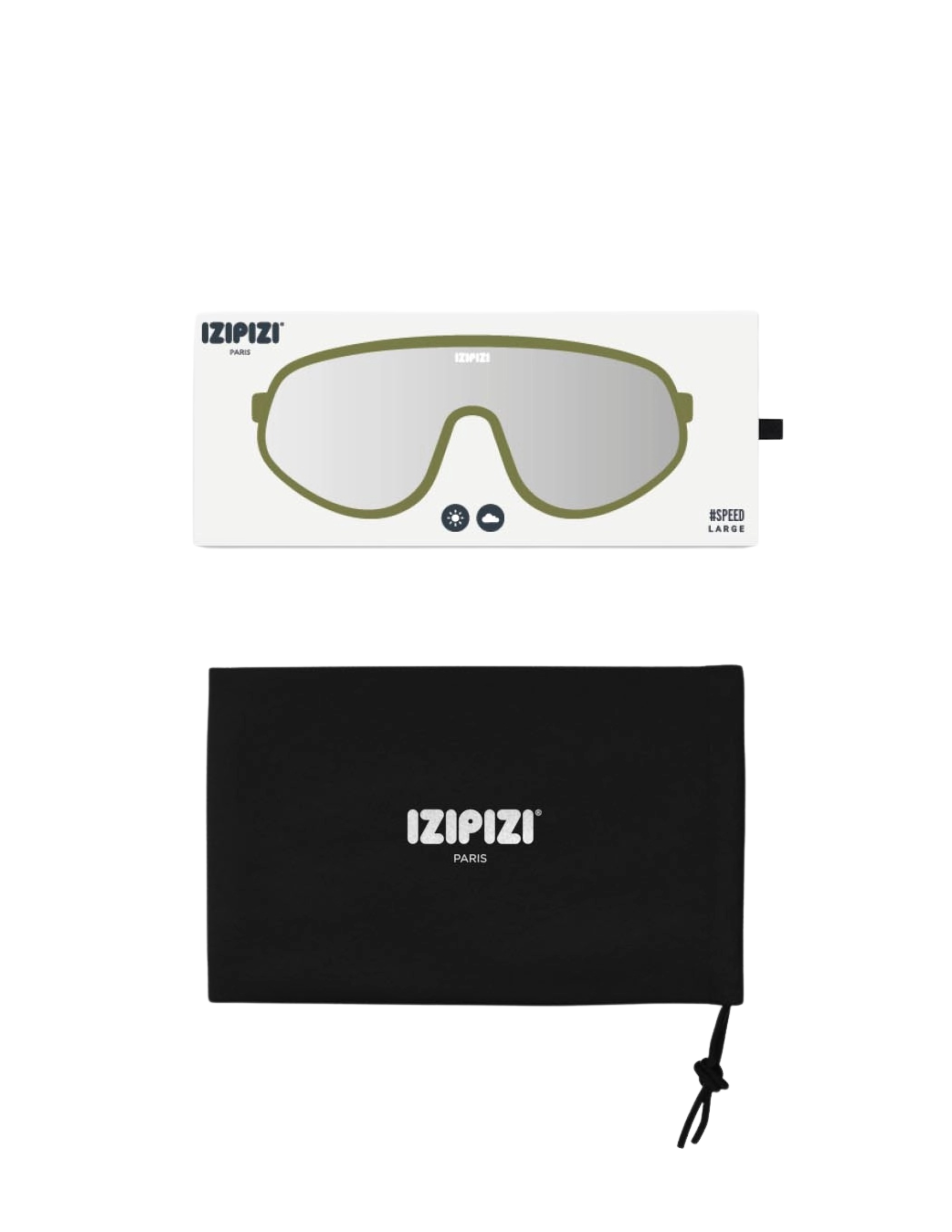 IZIPIZI Izipizi Speed ​​Khaki Green All Weather sunglasses ,Sports