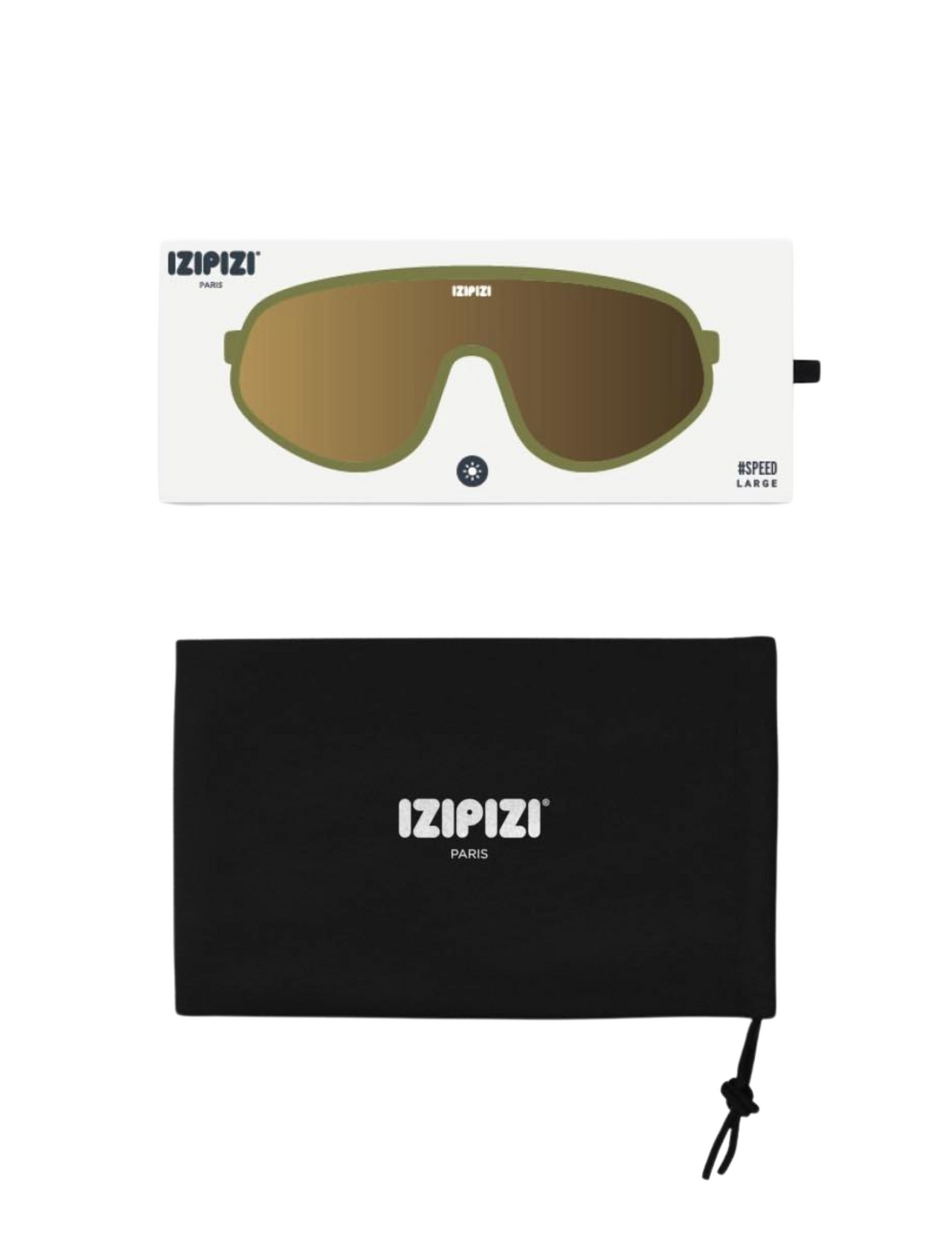 Izipizi Speed ​​Khaki Green Great Weather Occhiali da sole