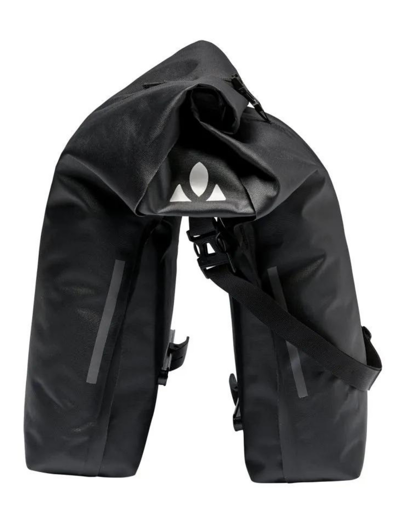 Sacoche Double de Roue Arrière Vaude Proof Double Black : idéale pour le vélotaf et le shopping