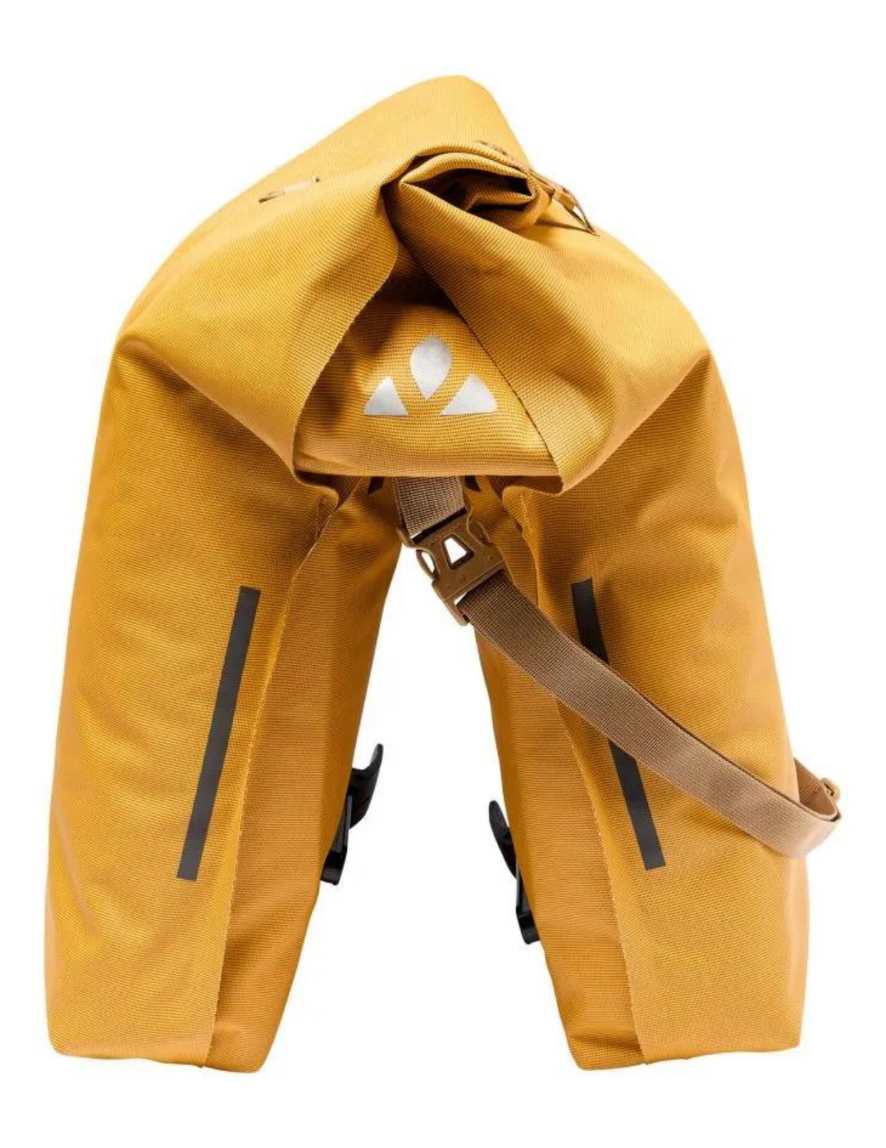 Sacoche Double de Roue Arrière Vaude Proof Double Yellow : idéale pour le vélotaf et le shopping