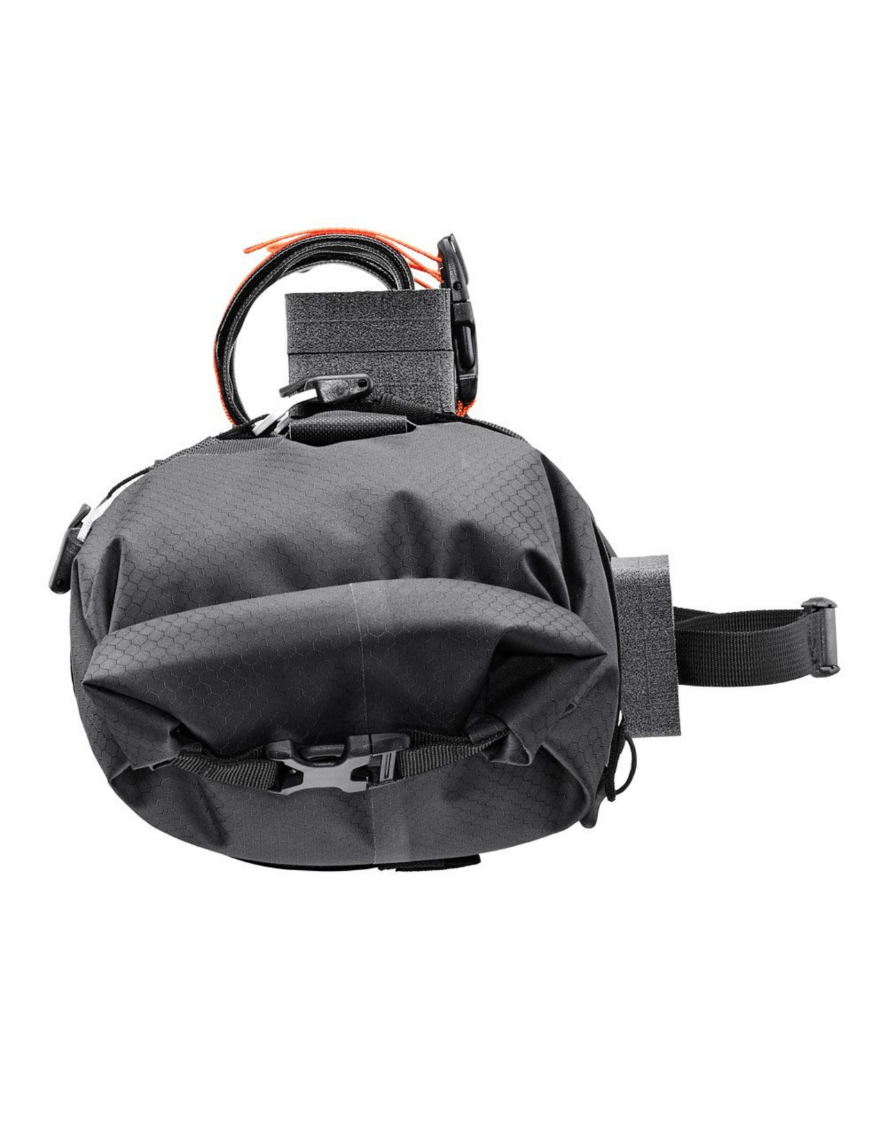 Profil de la sacoche de guidon ORTLIEB Bikepacking 9L, design compact et léger pour le cyclotourisme