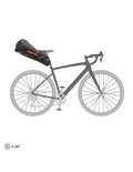 Sacoche de Selle Ortlieb BikePacking 16,5L, sacoche posé sur le vélo