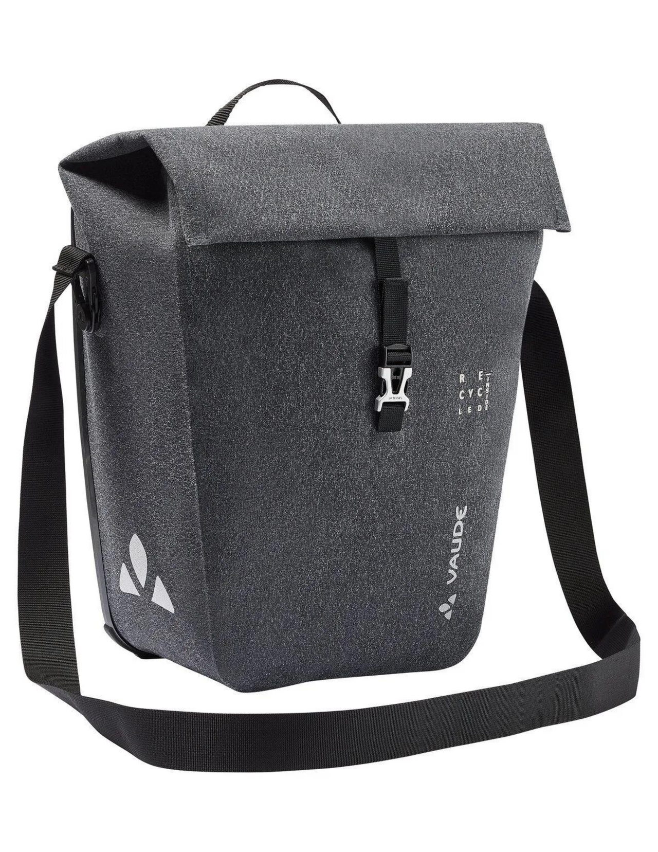Sacoche de Roue Arrière Vaude Recycle Pro Black : idéale pour le vélotaf