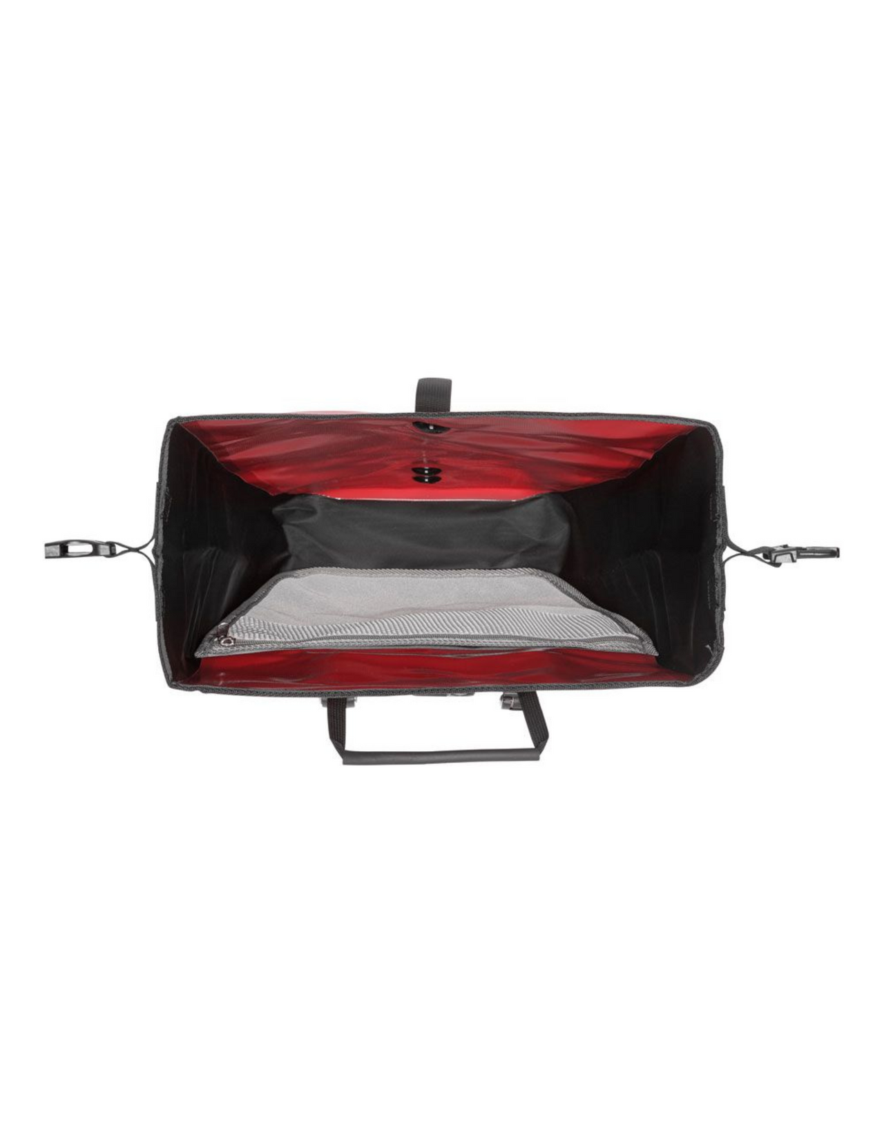 Paire de Sacoches de Roue Arrière Ortlieb Back Roller Classic, vue intérieure, couleur rouge