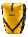 Sacoches Ortlieb Back Roller ClassicSunYellow/Black : idéales pour le vélotaf et la randonnée à vélo, vue devant