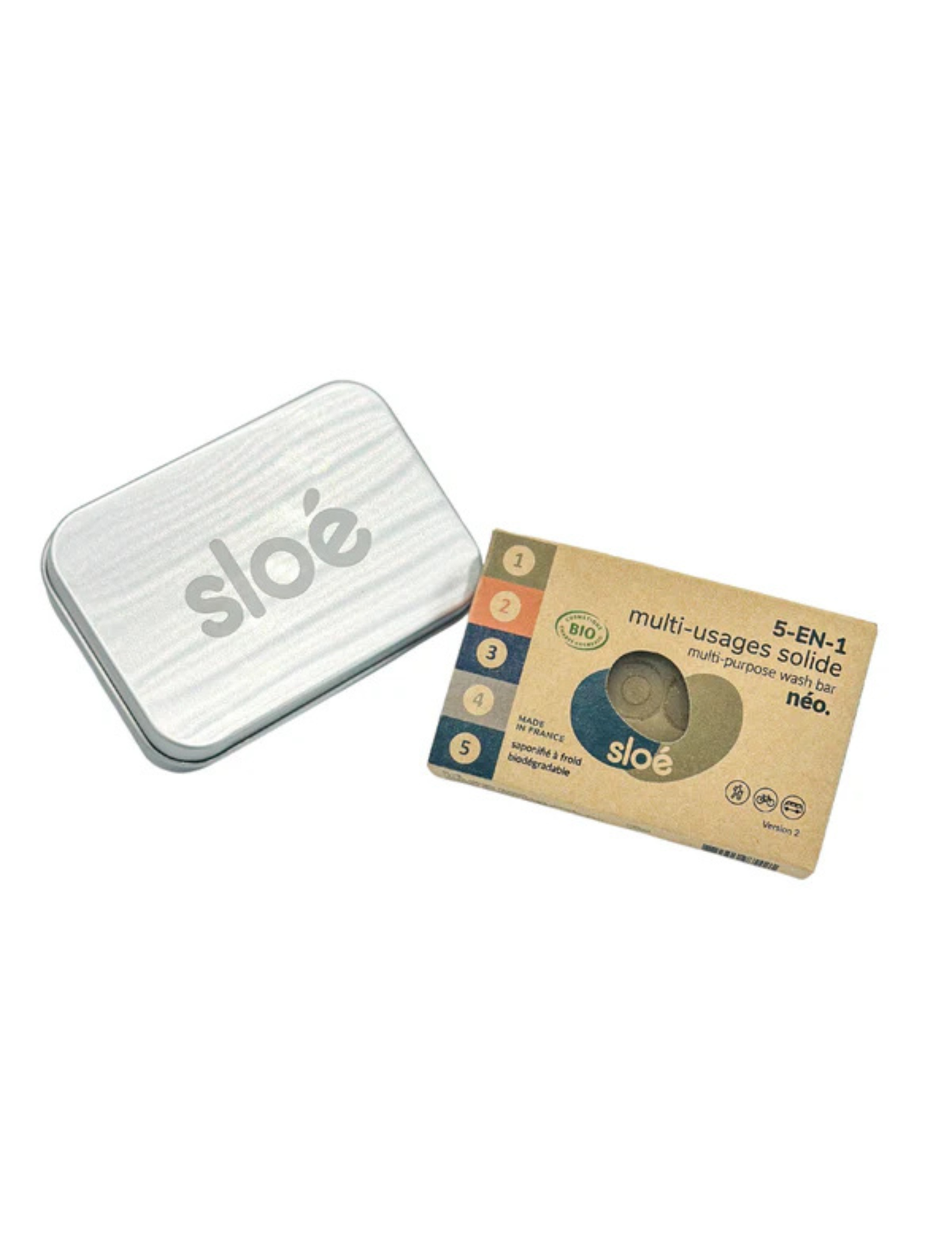 Sloé 5-in-1 Feste Mehrzweckseife (100 g)