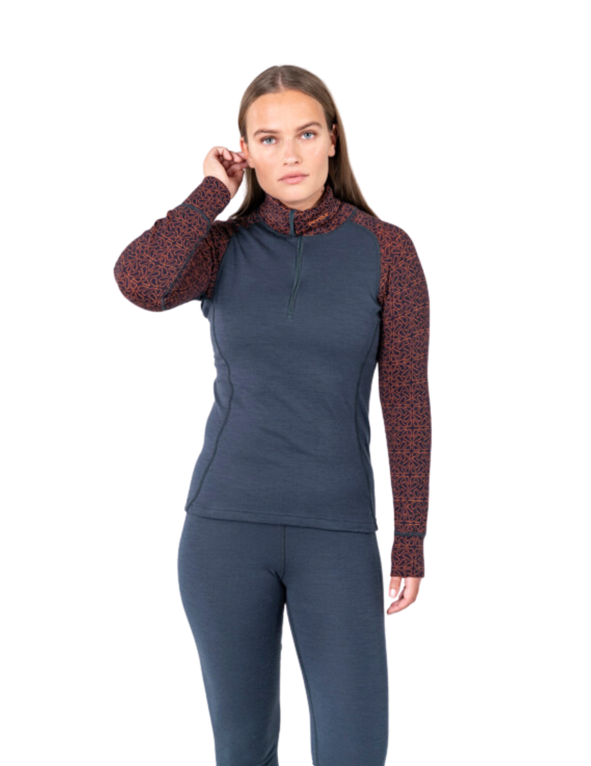 Duo Devold Duo Active Merino 205 In biancheria intima con zip Donne addormentate