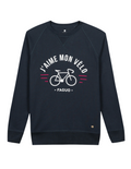 Faguo Darney I Love My Bike Herren-Sweatshirt