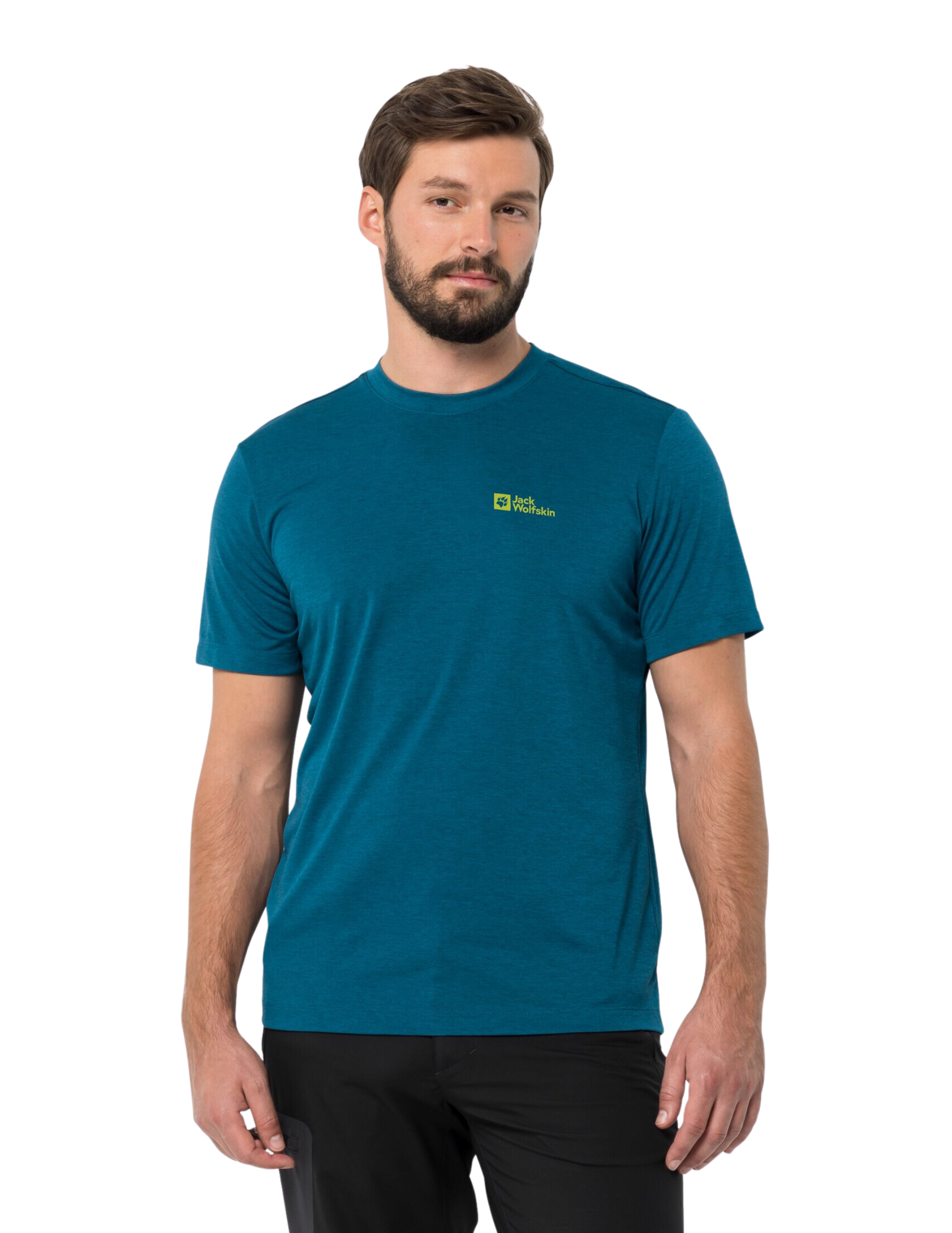 T-Shirt de Rando Jack Wolfskin Hiking Manches Courtes Homme