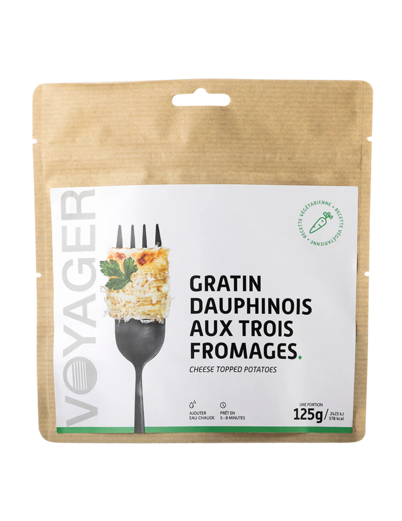 Dispone liofilizzato da viaggio gratin dauphinois con 3 formaggi 125 g