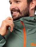 Veste SoftShell Jack Wolfskin Brisstal Hoody Homme