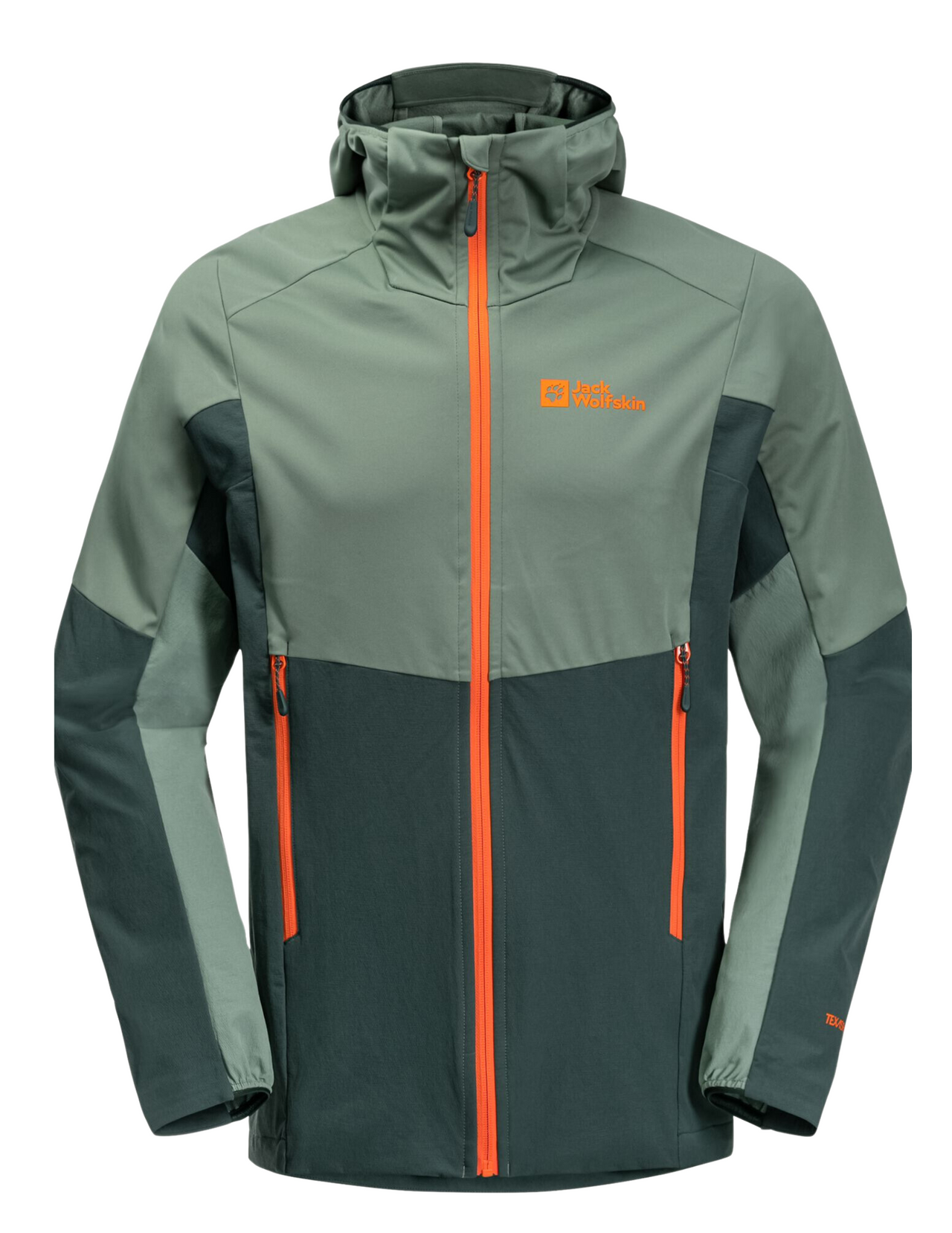 Veste SoftShell Jack Wolfskin Brisstal Hoody Homme