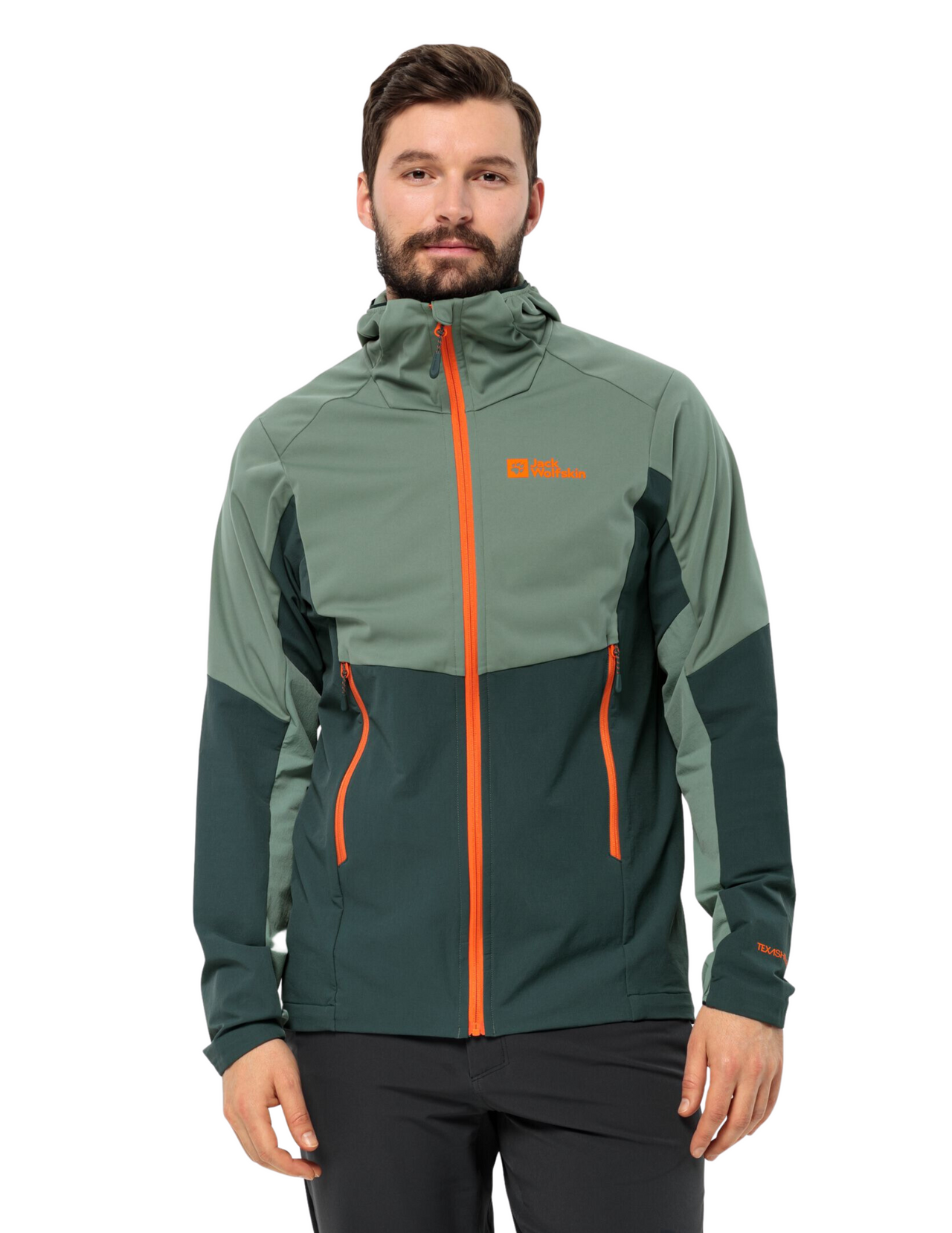 Veste SoftShell Jack Wolfskin Brisstal Hoody Homme