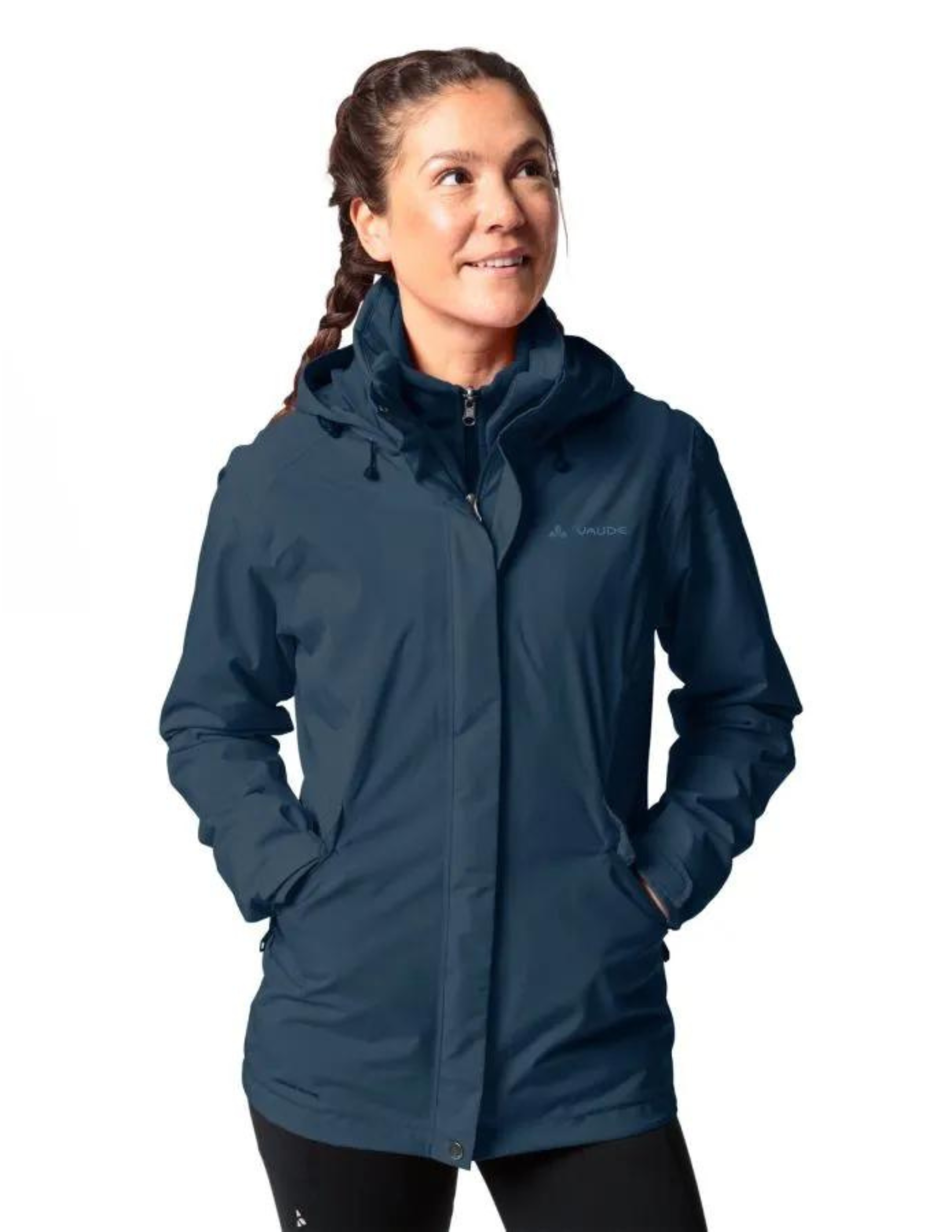 VAUDE Vaude Rosemoor Damen 3-IN-1-Jacke Dunkles Meer ,Wanderjacken