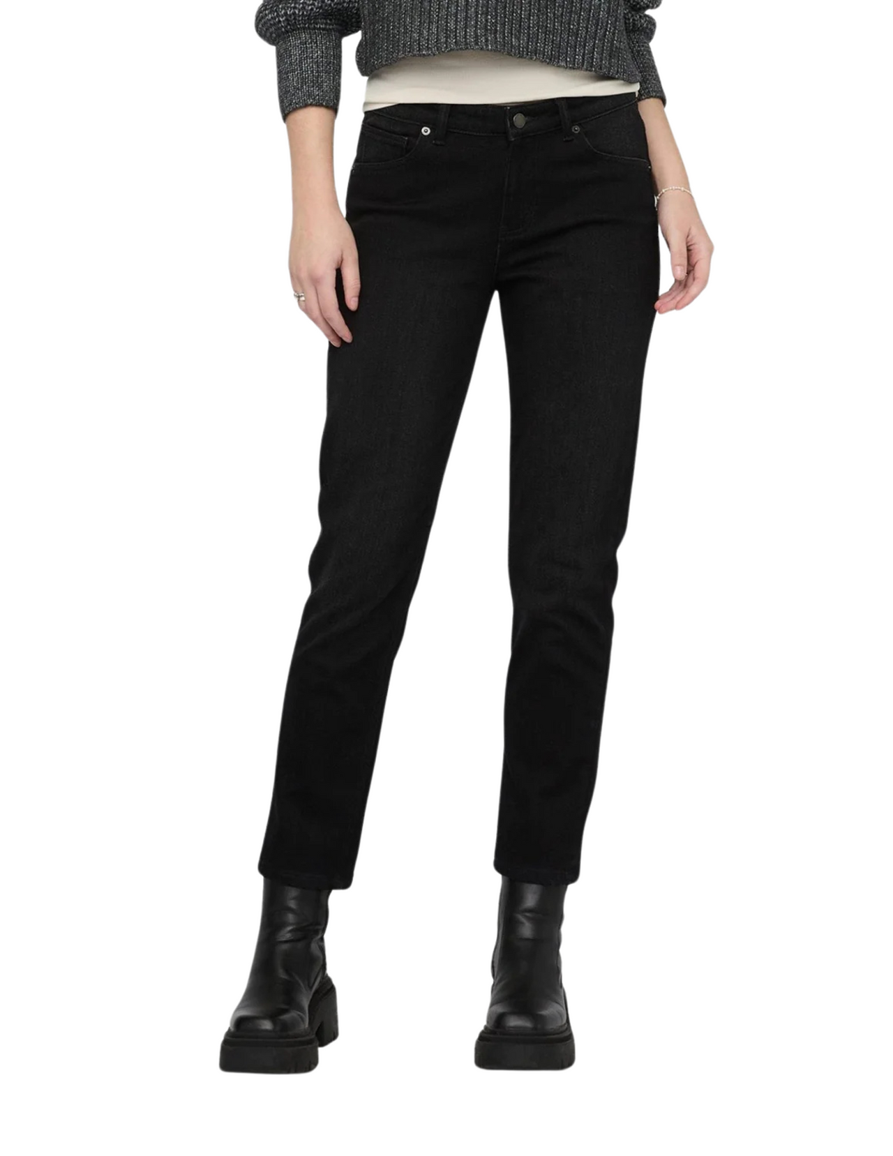 Jean Duer Tech Fleece Denim Girlfriend Woman