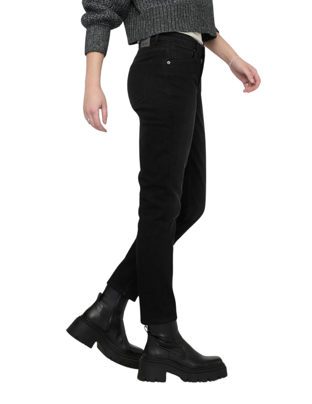 Jean Duer Tech Fleece Denim Girlfriend Woman