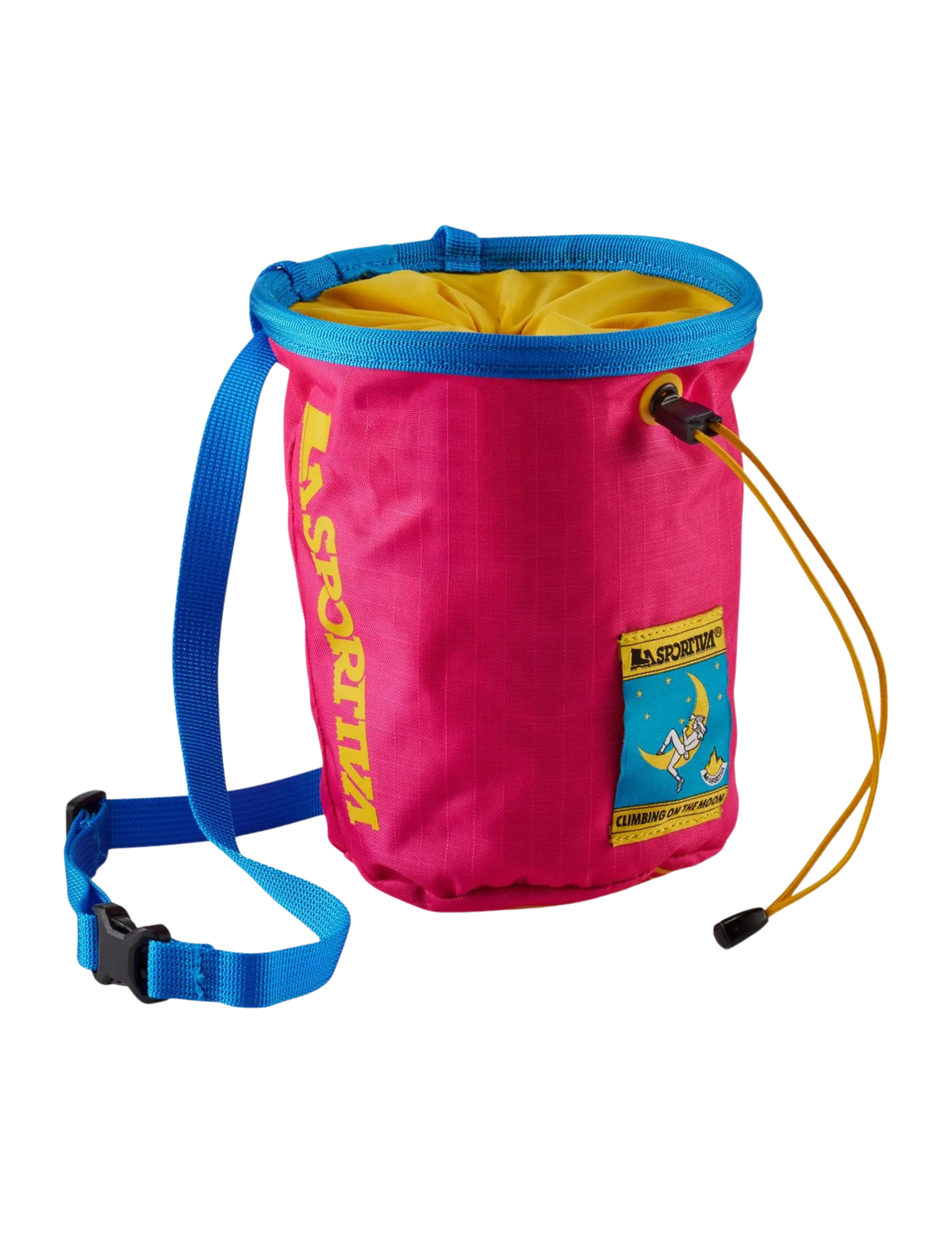 La Sportiva Granite Chalkbag Climbing on the Moon