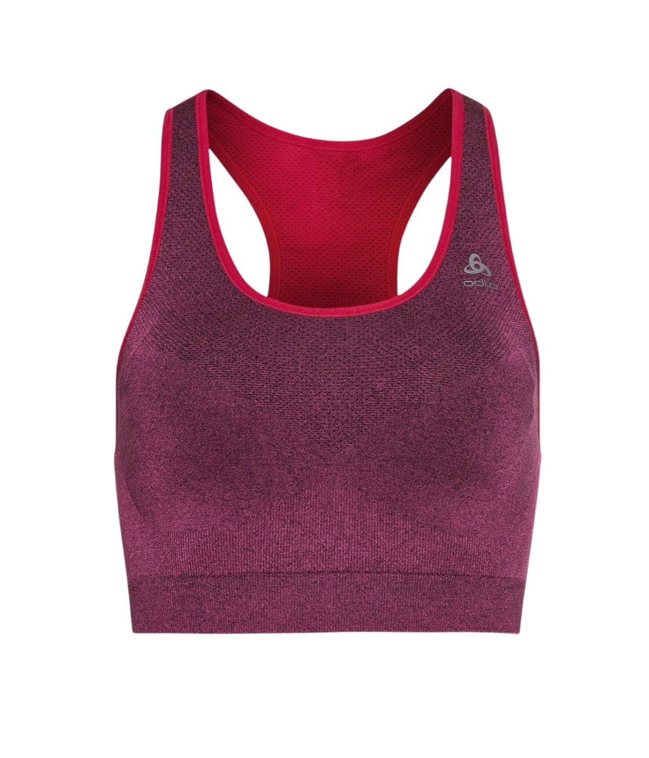 Brassière de running Odlo Seamless Medium Ceramicool vue de face